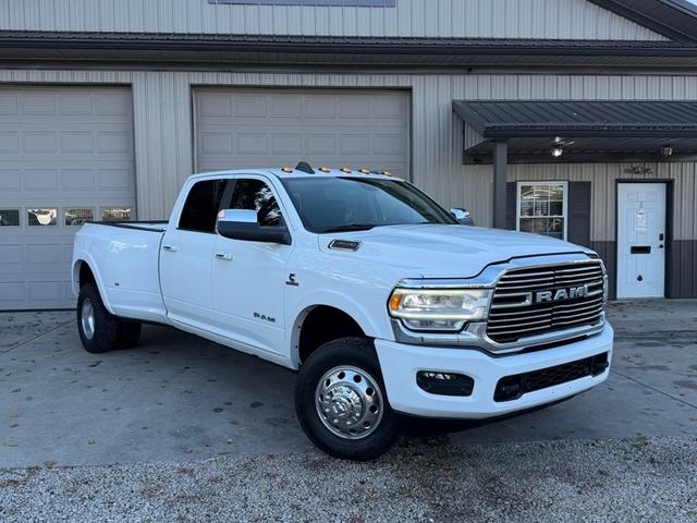 White 2021 RAM 3500 Pickup Truck Four-Wheel Drive Automatic