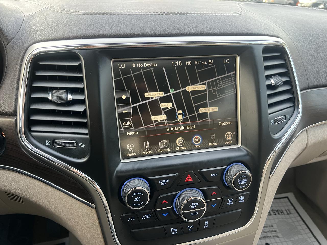 Jeep Grand Cherokee Overland 4WD 2015