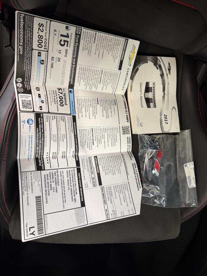 Chevrolet Camaro ZL1 Coupe 2017