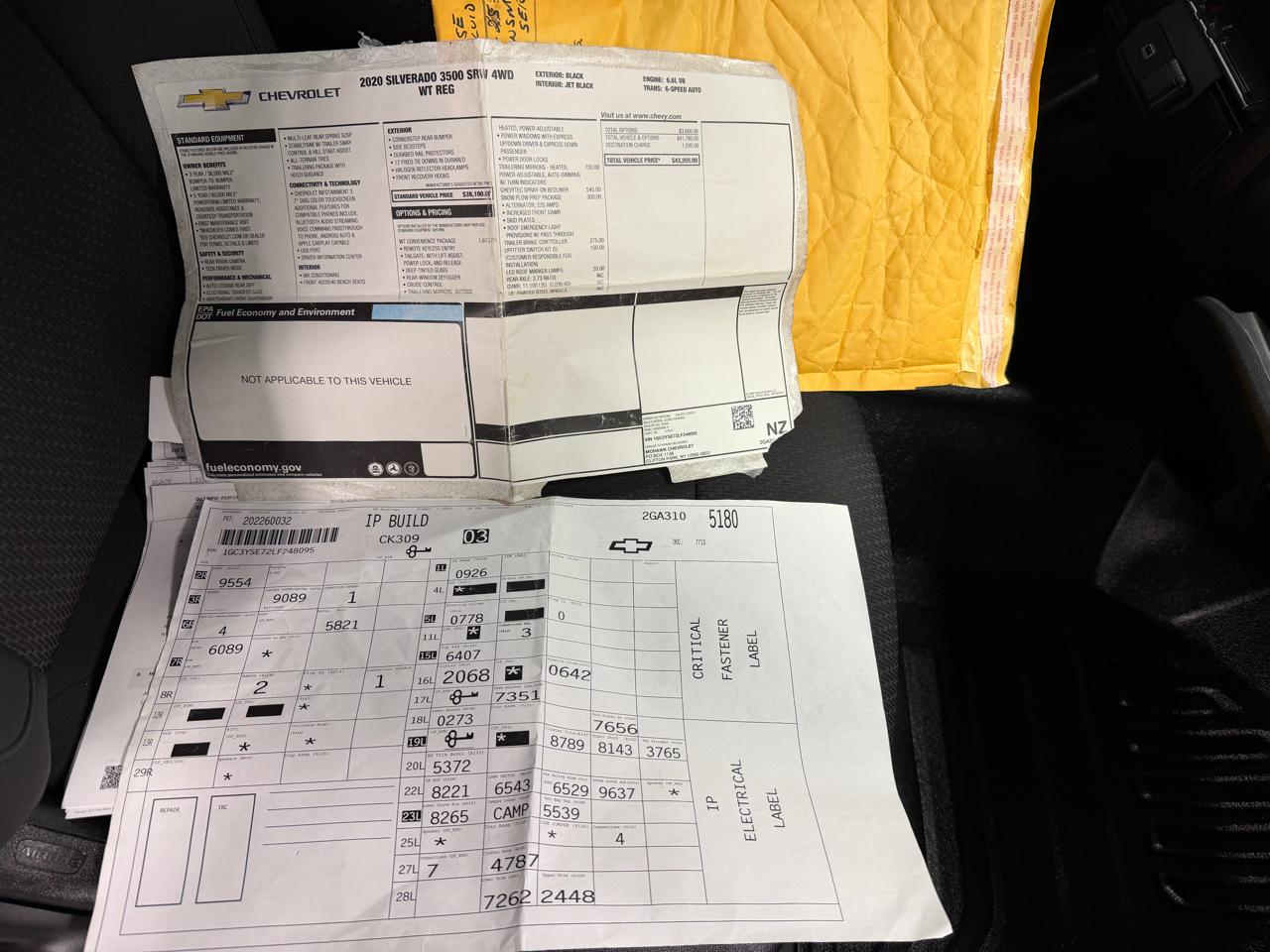 Chevrolet Silverado 3500HD Work Truck 4WD 2020