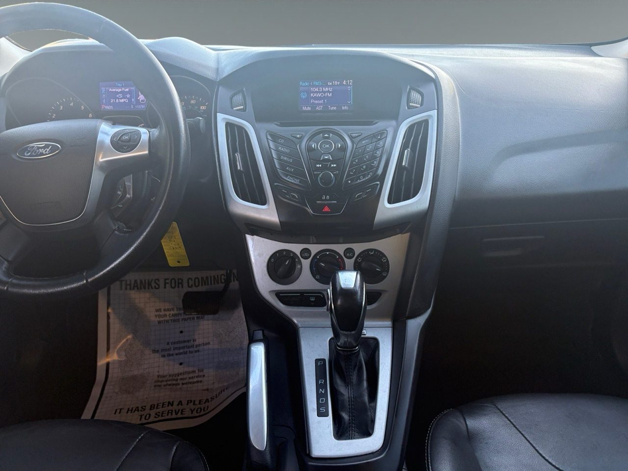 Ford Focus SE Sedan 2013