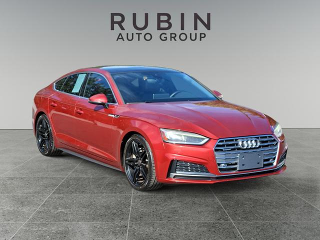 Red 2018 Audi A5 Sportback Sedan All-Wheel Drive Automatic