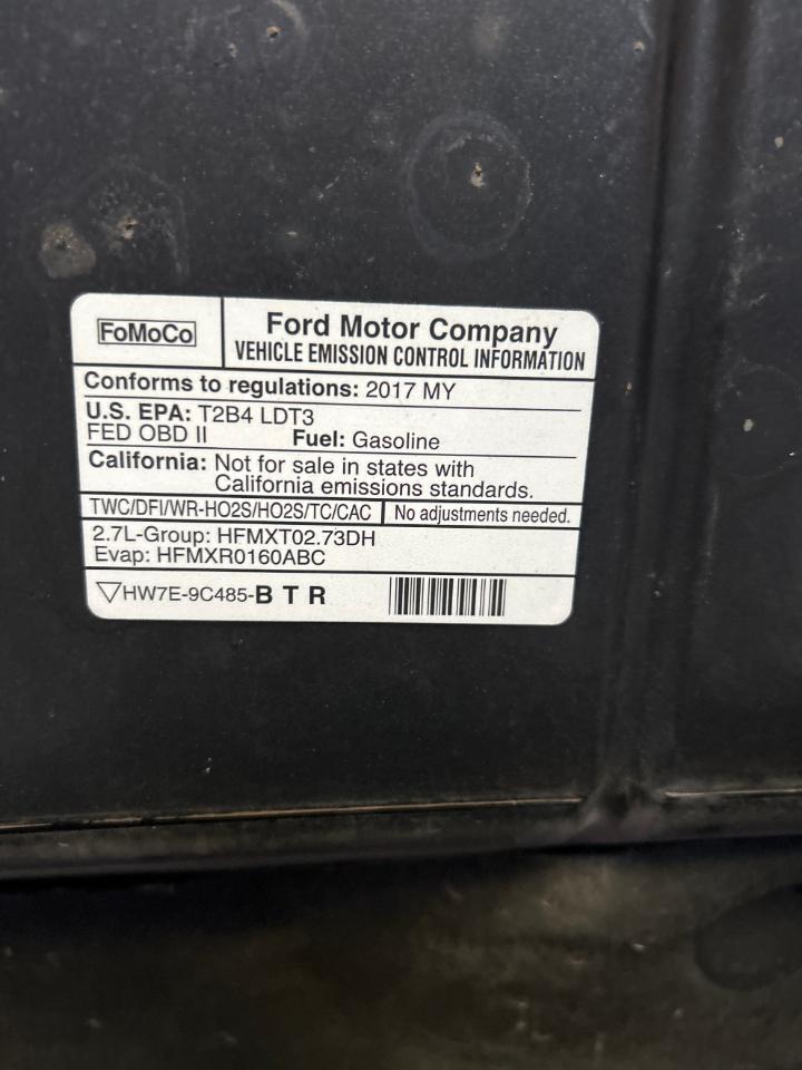 Ford F-150 4WD SuperCrew 145" XLT 2017
