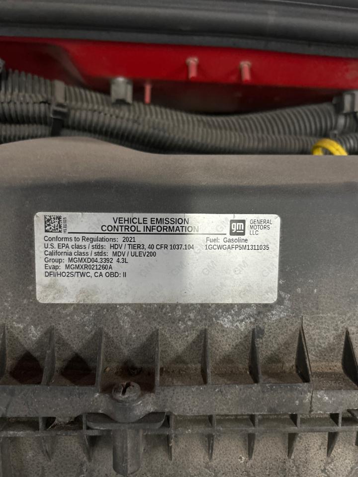 Chevrolet Express 2500 Cargo 2021