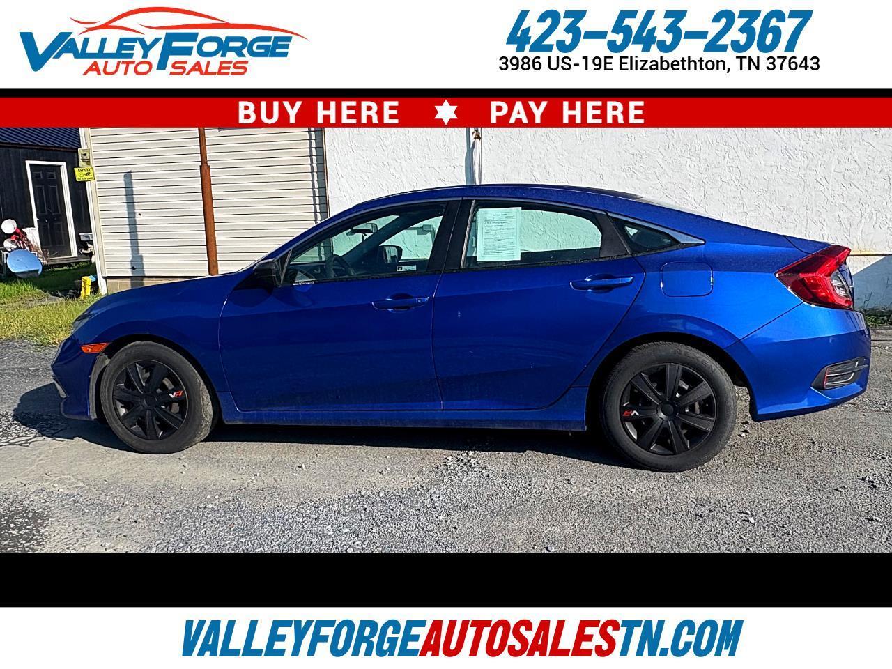 2021 Honda Civic LX Honda Sensing Sedan CVT