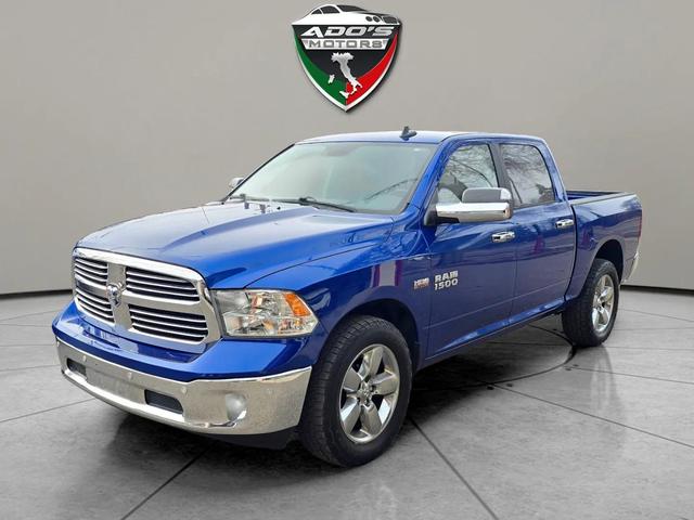 Blue 2018 RAM 1500 SLT Crew Cab 4WD Pickup Truck Four-Wheel Drive Automatic