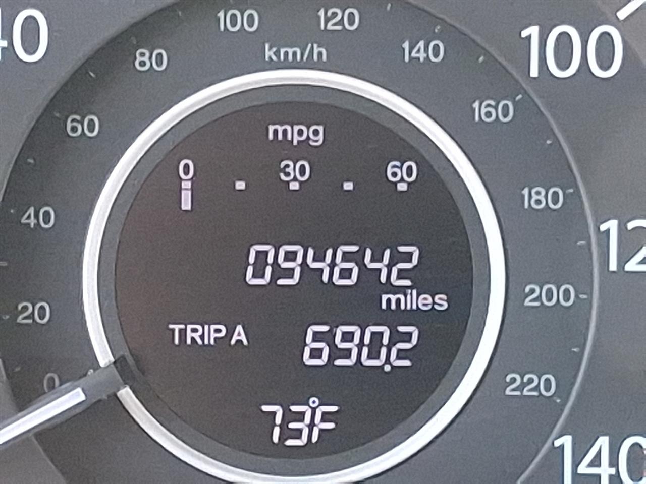 Honda CR-V EX-L 4WD 5-Speed AT 2012