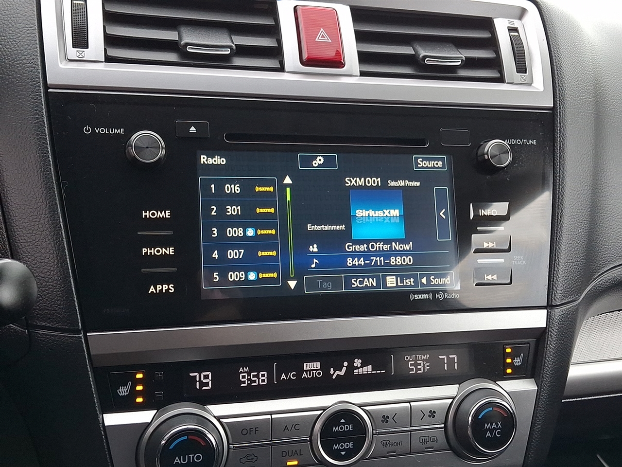 Subaru Outback 2.5i Premium 2017 Subaru Outback 2.5i Premium 2017