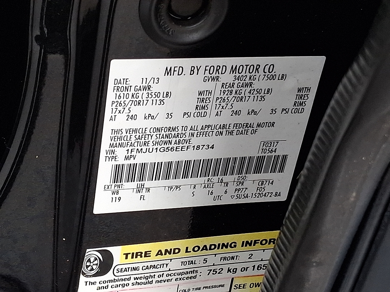 Ford Expedition XL 4WD 2014