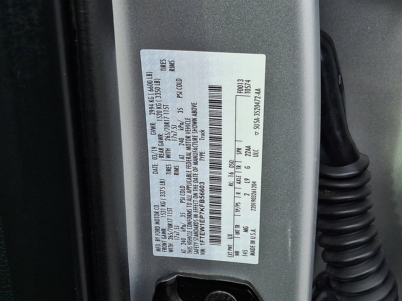 Ford F-150 XLT SuperCrew 6.5-ft. Bed 4WD 2019