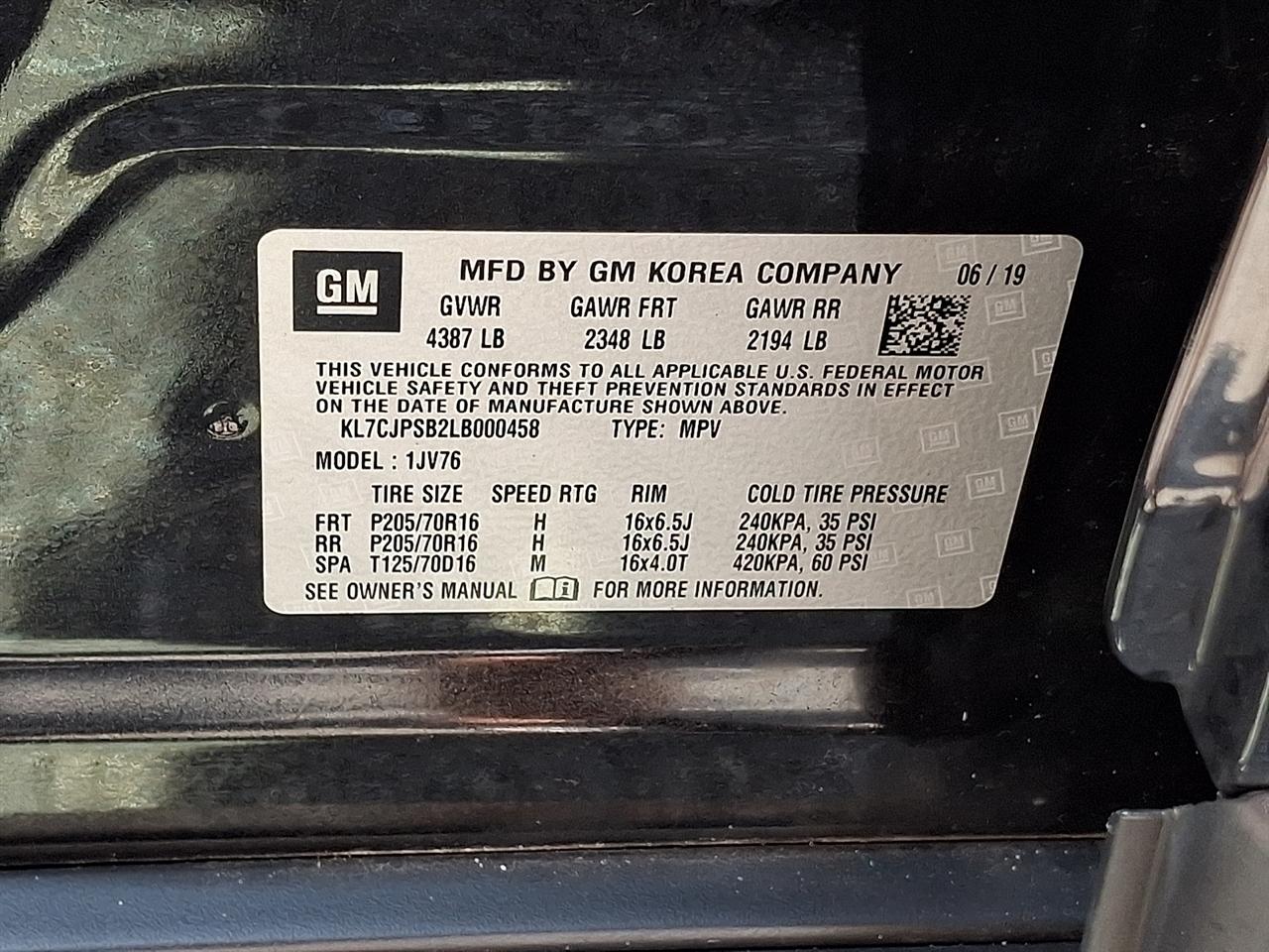 Chevrolet Trax LT AWD 2020