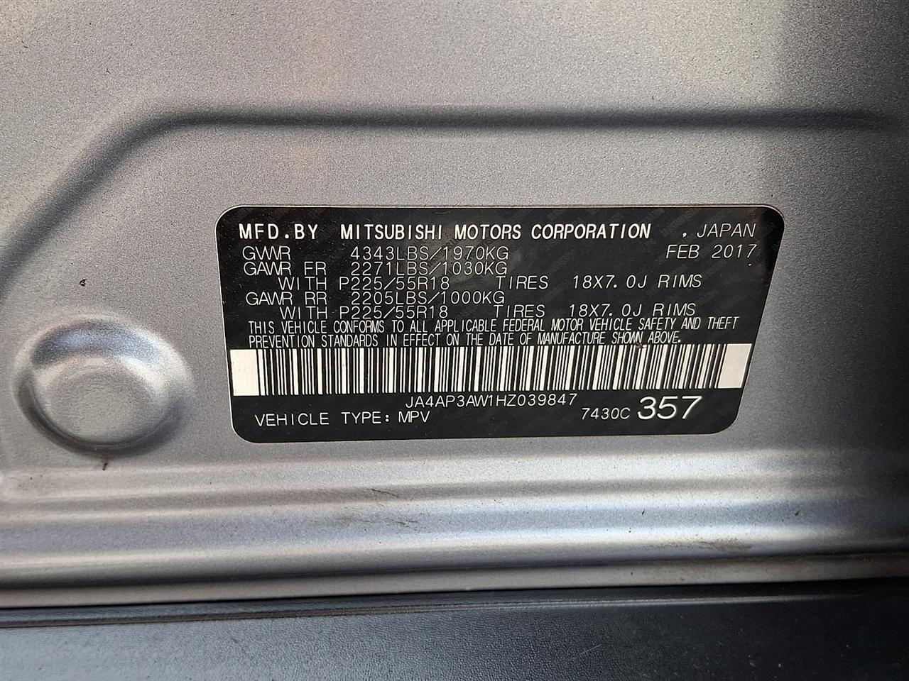 Mitsubishi Outlander Sport 2.4 SE CVT 2017