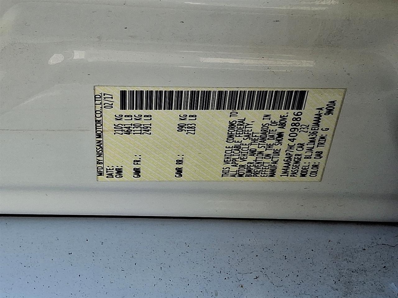 Nissan Maxima 3.5 SR 2017