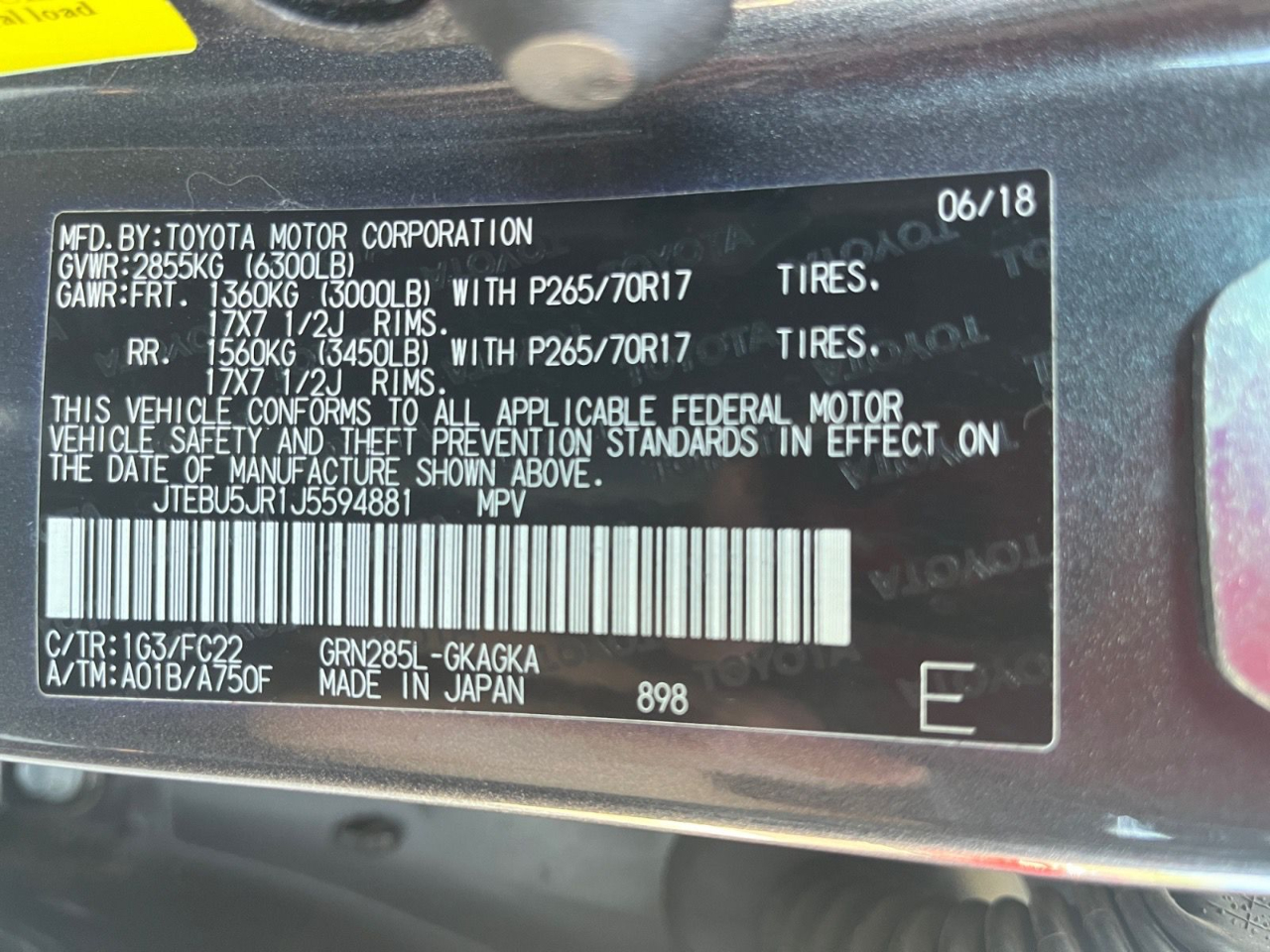Toyota 4Runner  2018 Toyota 4Runner  2018