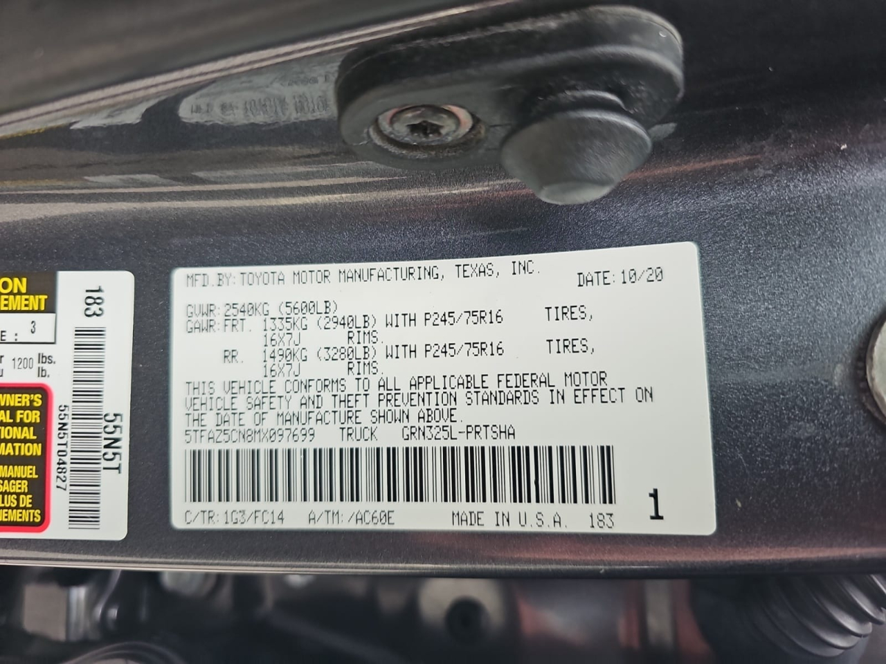 Toyota Tacoma SR5 2021