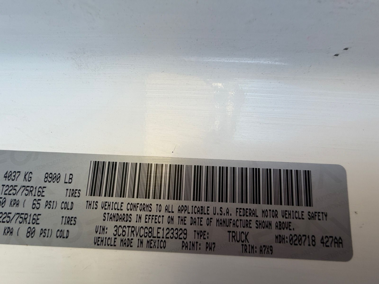 RAM Promaster 2500 High Roof 136-in. WB 2020