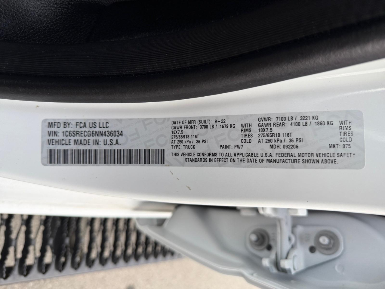 RAM 1500 Tradesman Quad Cab 2WD 2022