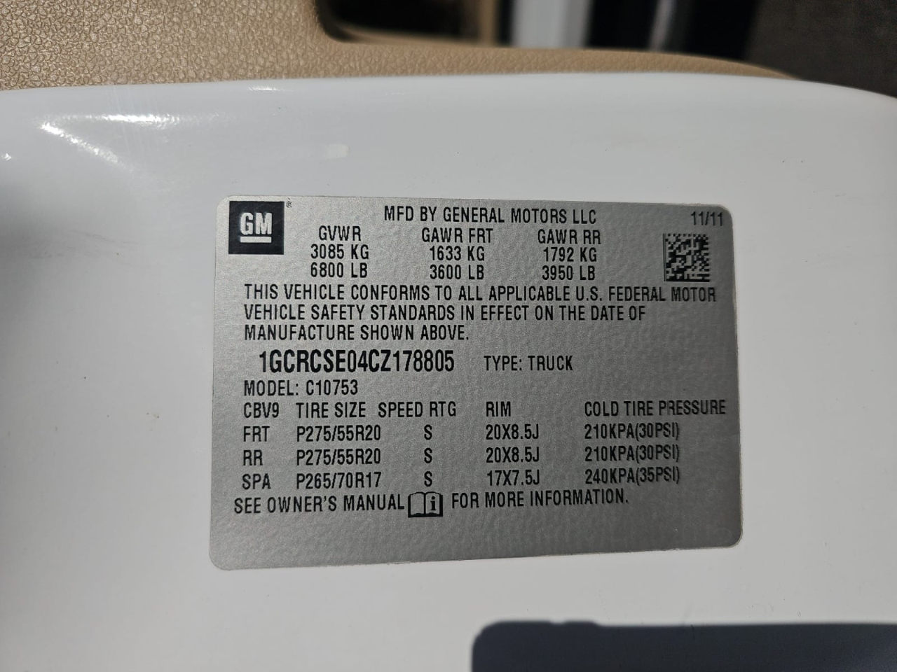 Chevrolet Silverado 1500 LT Ext. Cab 2WD 2012