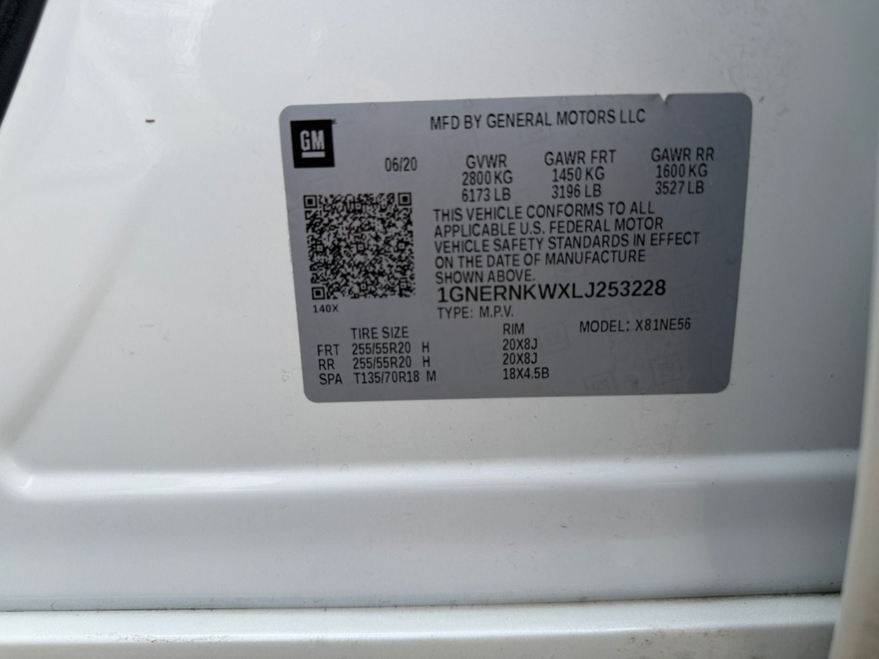 Chevrolet Traverse High Country 2020