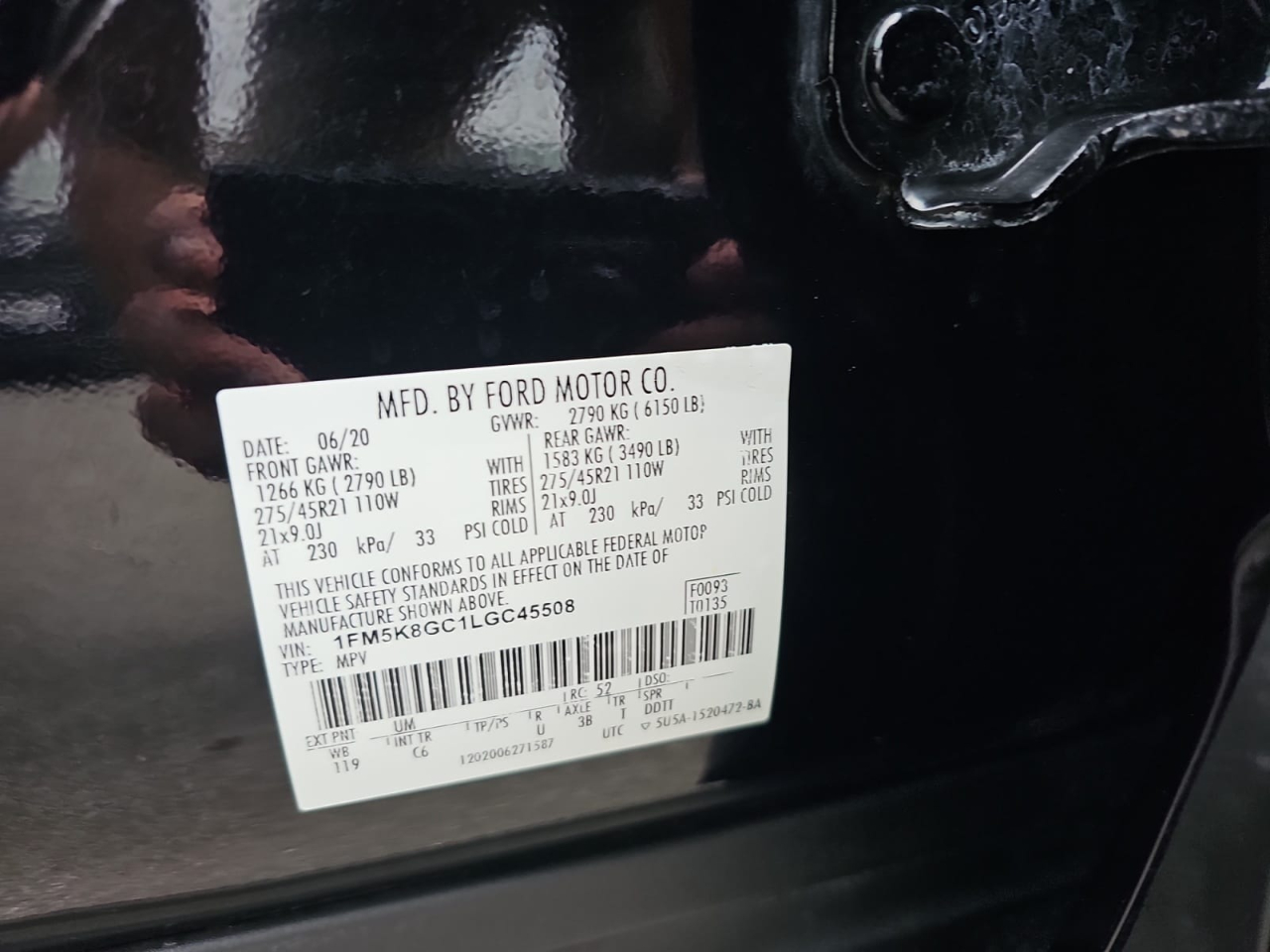 Ford Explorer ST AWD 2020