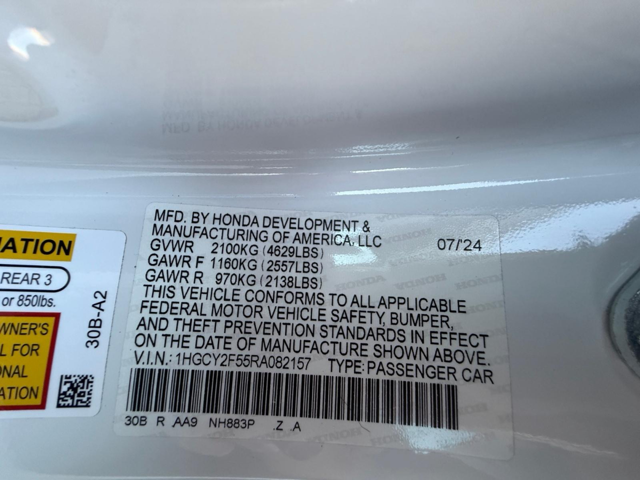 Honda Accord Sport Hybrid 2024