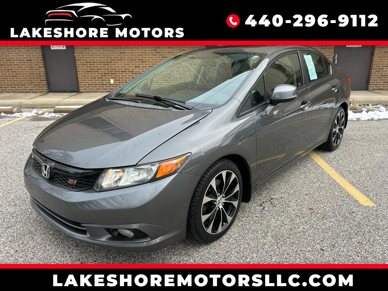 2012 Honda Civic Si Sedan 6-Speed MT