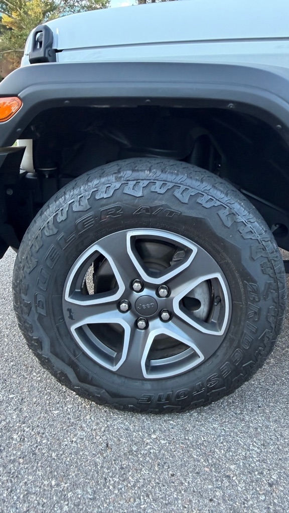 Jeep Wrangler Black and Tan 2020