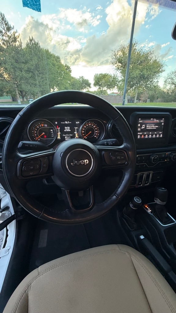 Jeep Wrangler Black and Tan 2020