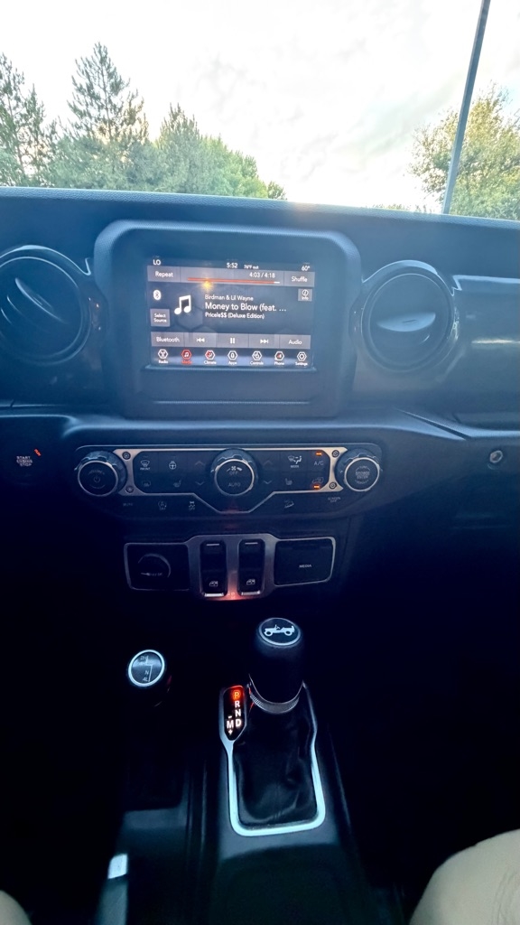 Jeep Wrangler Black and Tan 2020