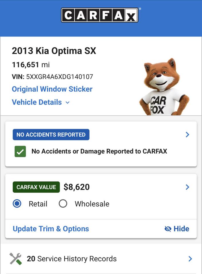 Kia Optima SX 2013
