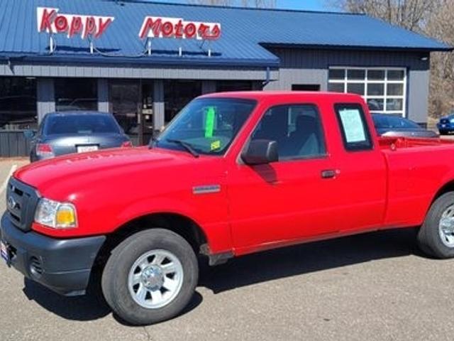 Red 2009 Ford Ranger XL SuperCab RWD Pickup Truck 4X2 5-Speed Automatic Overdrive