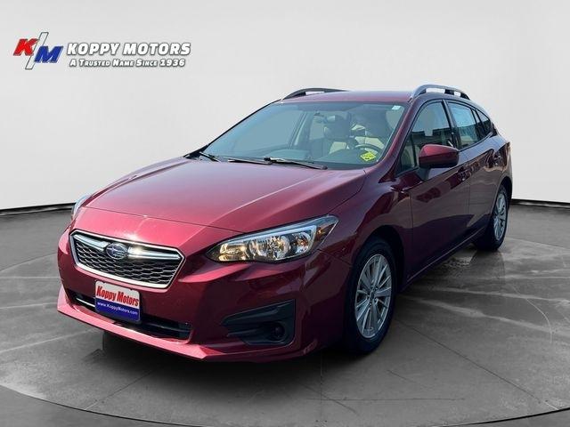 Red 2017 Subaru Impreza Hatchback All-Wheel Drive Continuously Variable Transmission