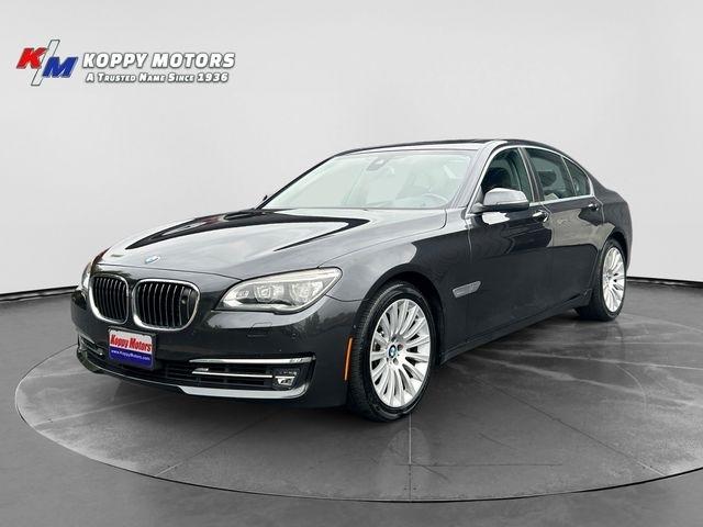 Black 2014 BMW 7 Series Sedan All-Wheel Drive 8-Speed Automatic