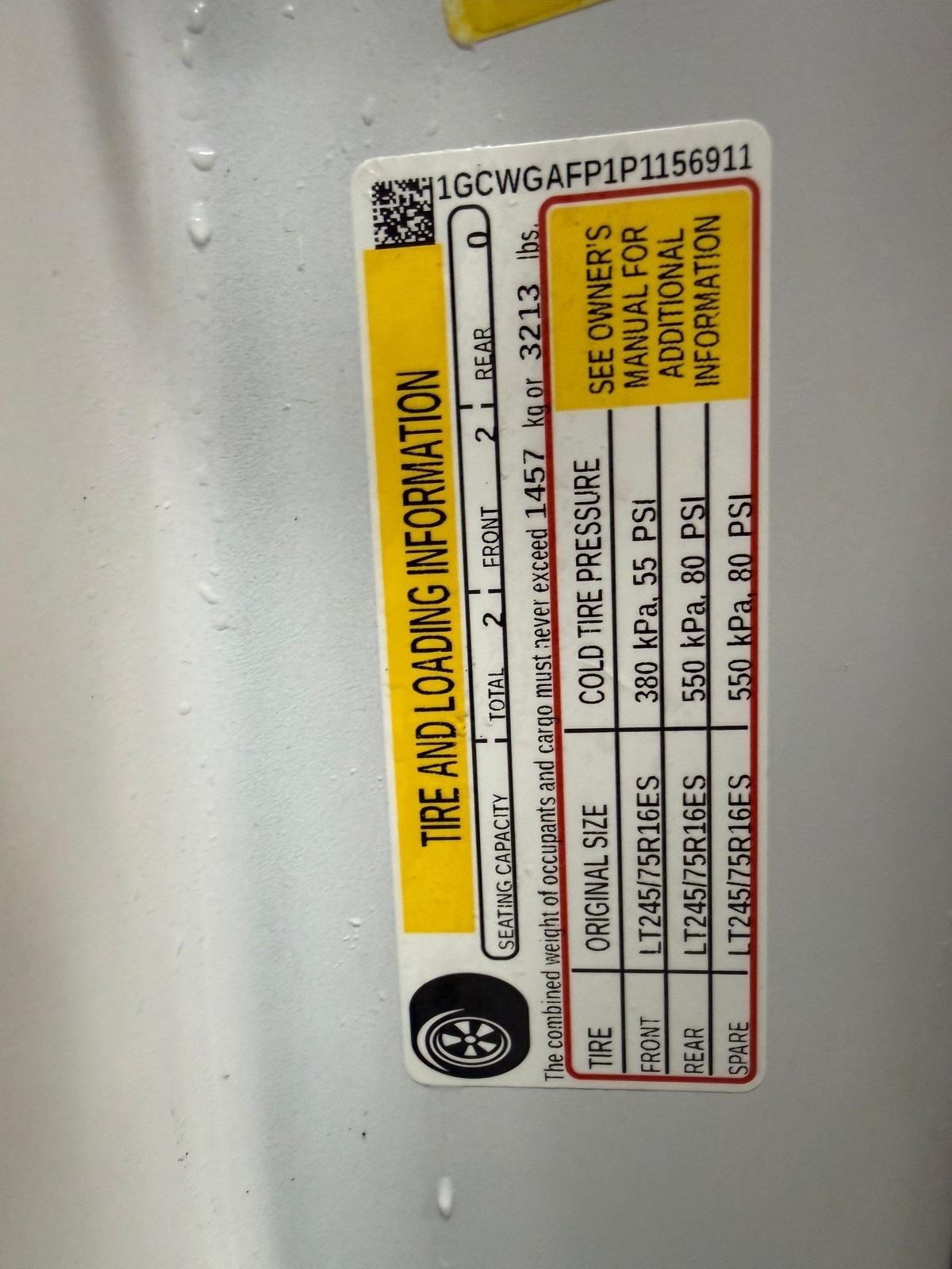 Chevrolet Express 2500 Cargo 2023