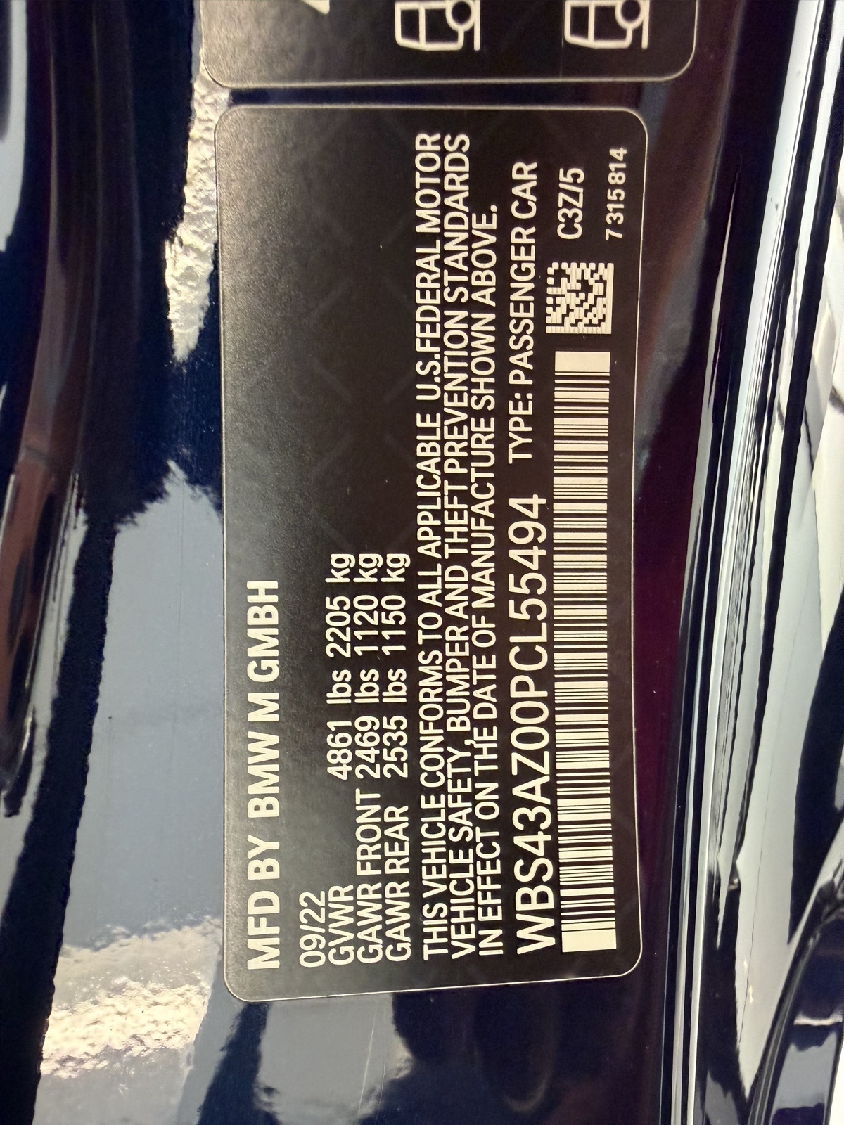 BMW M4 Competition xDrive 2023 BMW M4 Competition xDrive 2023