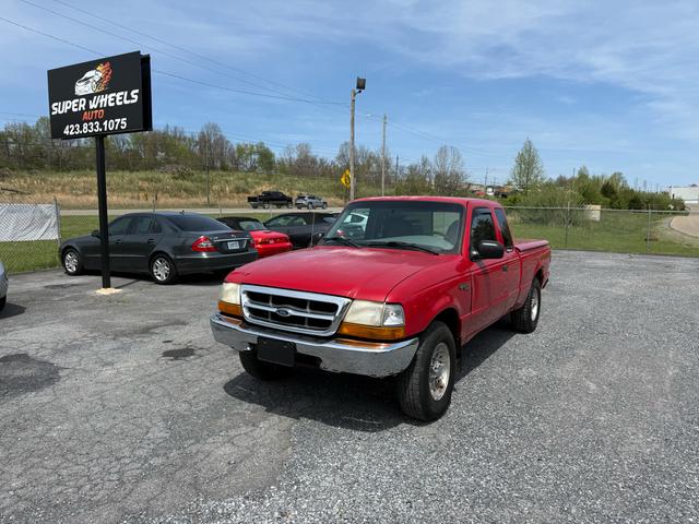 Red 1999 Ford Ranger XL Extended Cab SB Pickup Truck Rear-Wheel Drive Automatic