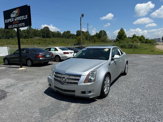 Silver 2009 Cadillac CTS Sedan Rear-Wheel Drive Automatic