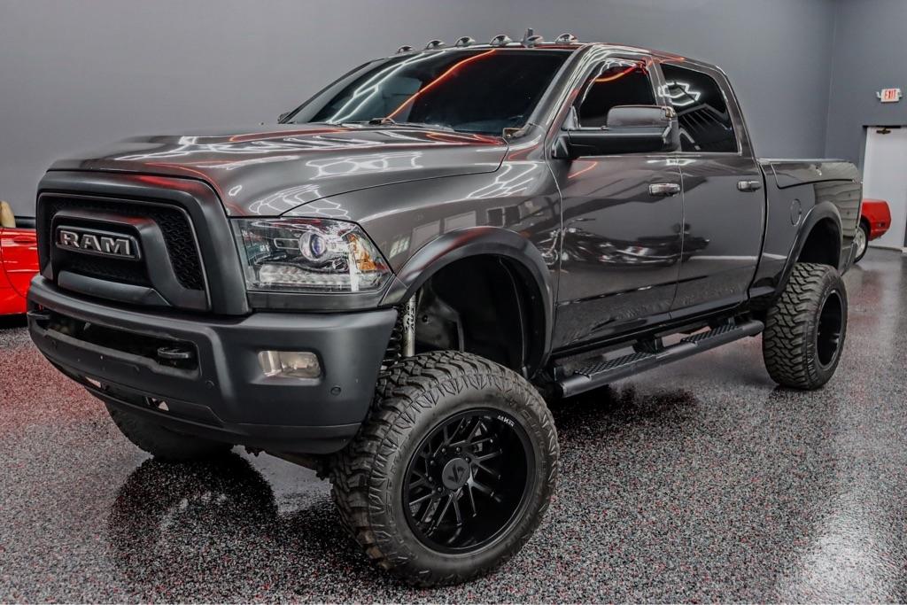 Gray 2018 RAM 2500 Power Wagon Crew Cab 4WD Pickup Truck Four-Wheel Drive Automatic