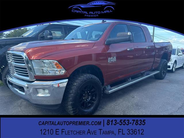 Orange 2013 RAM 2500 Pickup Truck Four-Wheel Drive Automatic