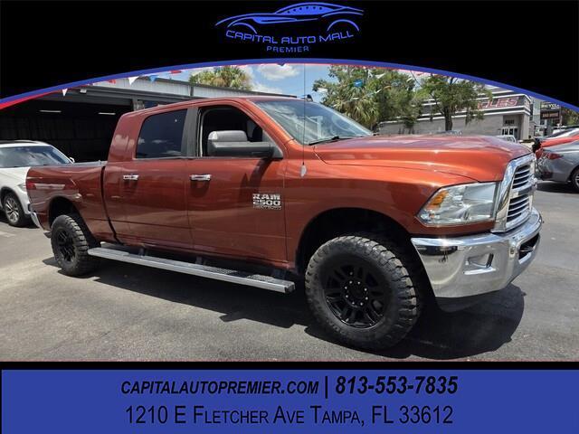 Orange 2013 RAM 2500 Pickup Truck Four-Wheel Drive Automatic
