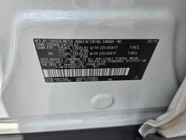 Toyota RAV4 XLE 2015