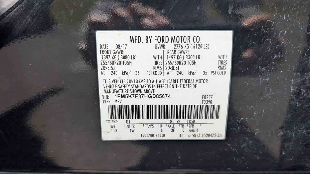 Ford Explorer Limited FWD 2017