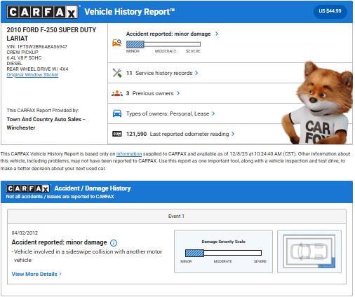 Ford Super Duty F-250 SRW  2010