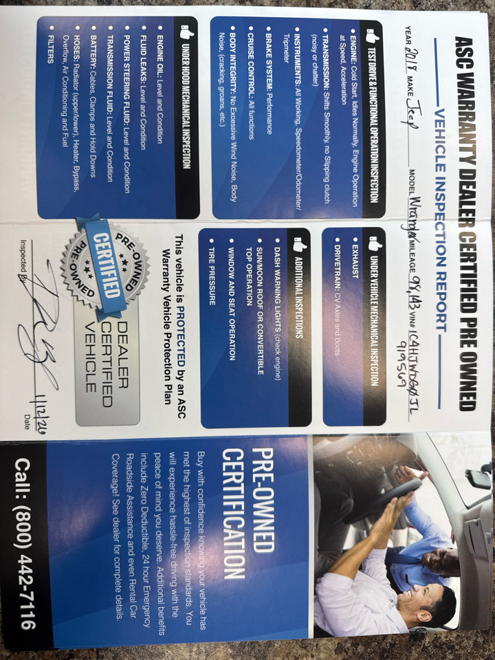 Jeep Wrangler JK Unlimited  2018