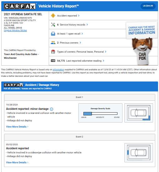 Hyundai Santa Fe  2021