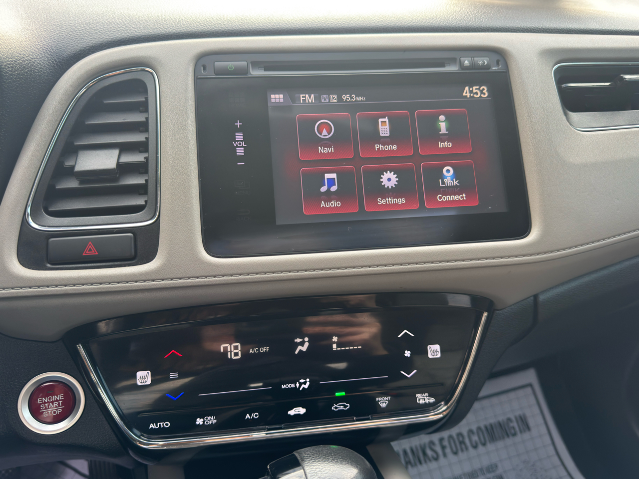 Honda HR-V  2016 Honda HR-V  2016