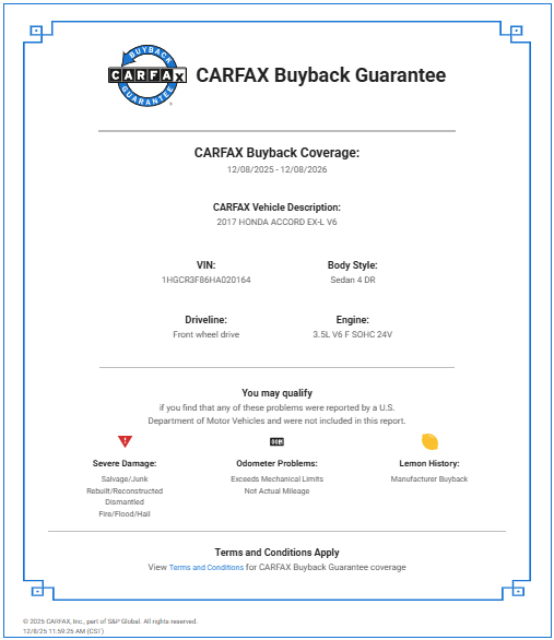 Honda Accord Sedan  2017