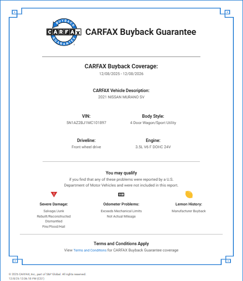 Nissan Murano  2021