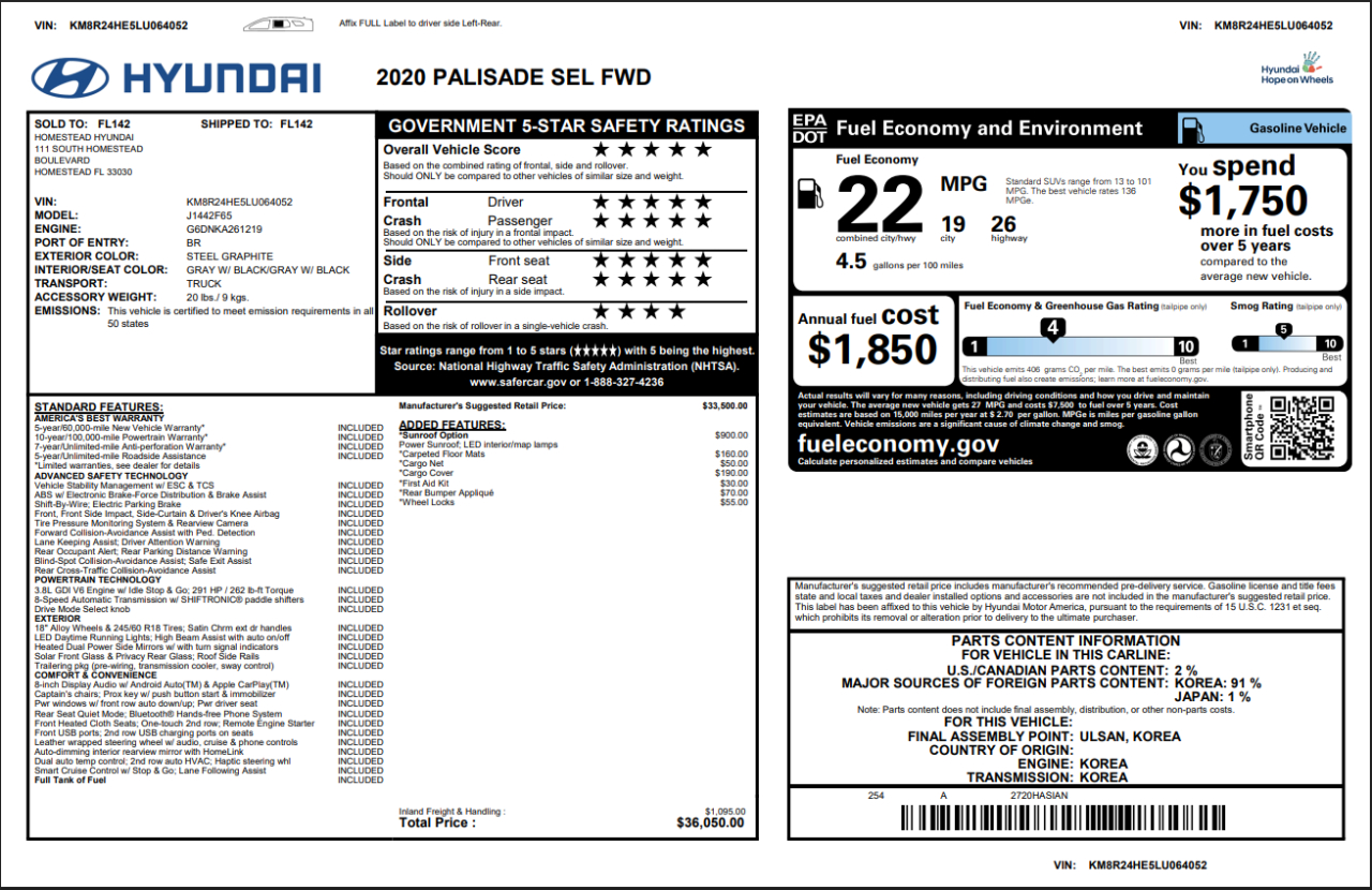 Hyundai Palisade  2020