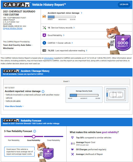 Chevrolet Silverado 1500  2021
